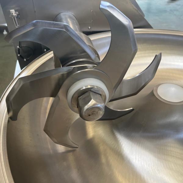 500kg/H - 2000kg/H Bowl Cutter Chopper Machine For Efficient Processing Of Meat Fish Balls And Paste