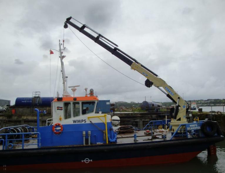 5Ton 7ton 10ton Telescopic Boom Marine Hydraulic Boat Mounted Marine Fixed 360°