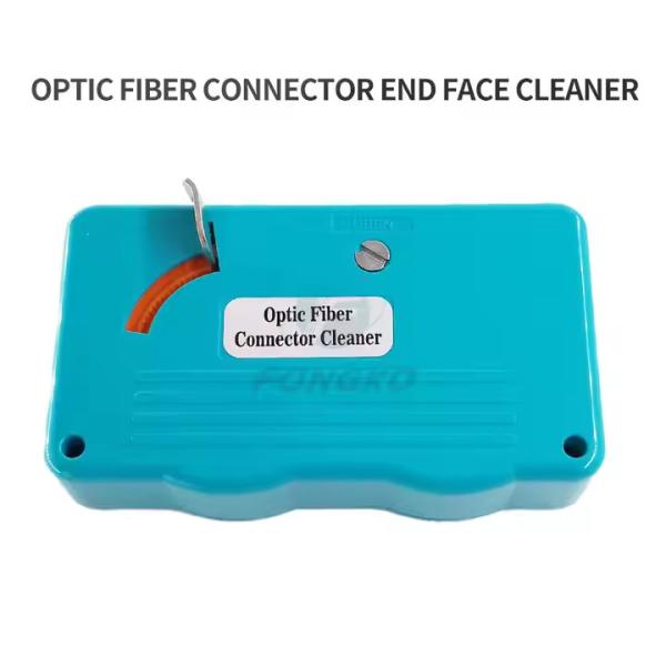 Fiber Optic Connector Box 500x Cassette Cleaner Enclosure Fiber Optic Cleaner Box