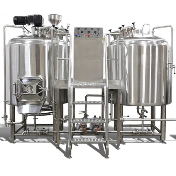 Siemens PLC Control 3000L Stainless Steel Brewing Equipment