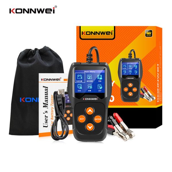 Li Ion Car Battery Tester Kw600 Battery Conductance Tester With Large TFT Color Screen