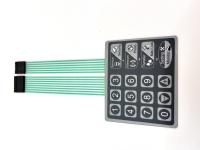 Customizado OEM teclado de membrana plana retroiluminado Switch de membrana para monitor de segurança do bebê