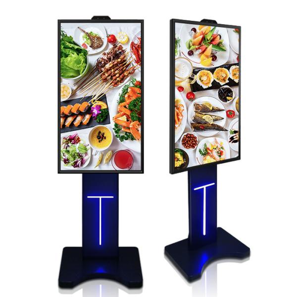 Floor Stand 55 Sunlight Visible LCD Screen Netwrok Update Semi Outdoor