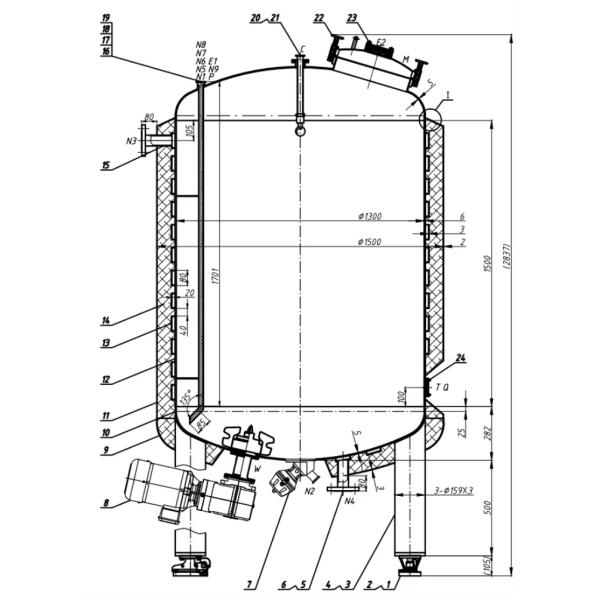 200 Bar 300 Bar Test Pressure High Pressure Tank For Industrial Steel Gas Cylinder