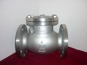 WCB / CF8 / CF8M Stainless Steel Swing Check Valve Flange End Connection
