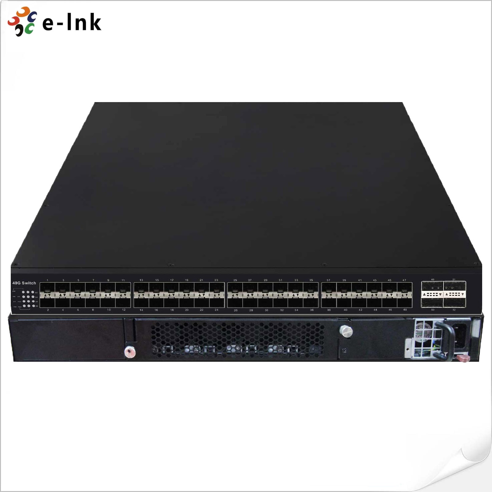 СЕТЬ поддержки порта 10G SFP 4 гаван 40G QSFP переключателя 48 оптического волокна слоя 3 управляемая