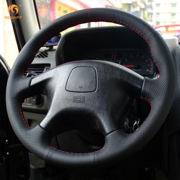 Leather Steering Wheel Cover for Mitsubishi Pajero Old Mitsubishi Pajero Sport