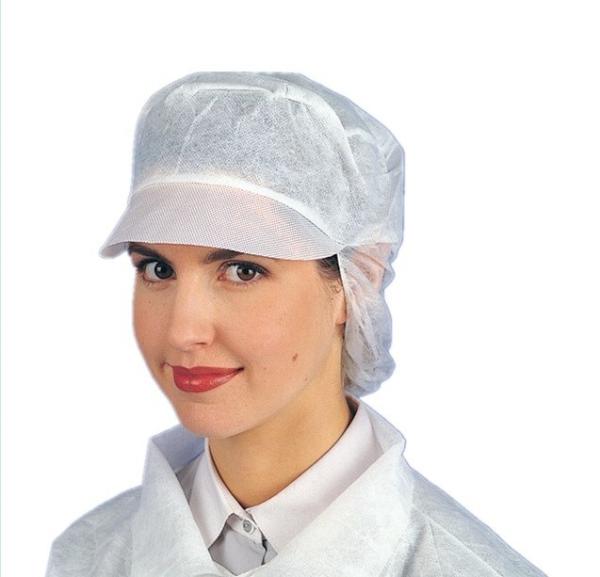 Professional Disposable Head Cap For Food Processing 100pcs / Bag