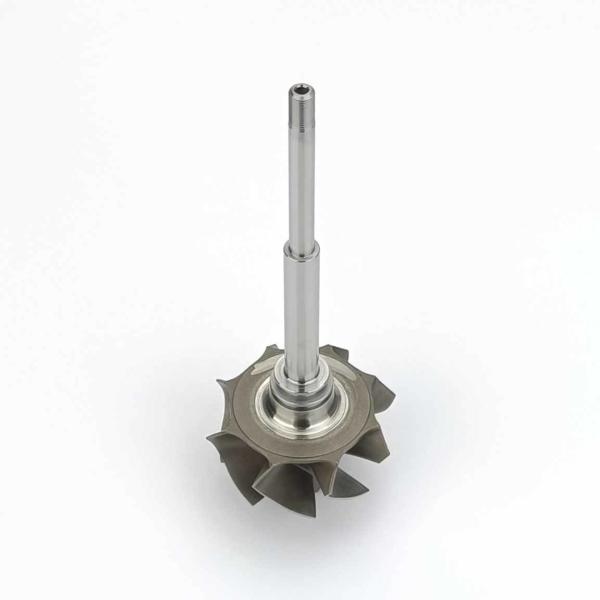 MS-TECH Turbo RHF4 Turbine Wheel Shaft 8973311850 8973311851 Fit Turbos  Ind 44.4mm Exd 37.67mm Blades 8