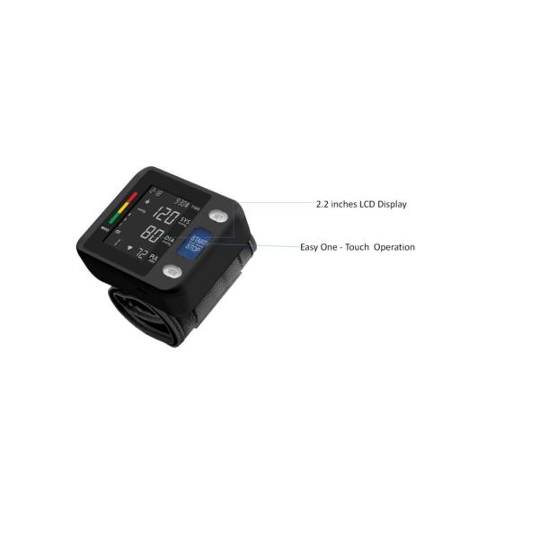 Easy Shuttle Operation Digital Blood Pressure Monitor with Intelligent Pressurization