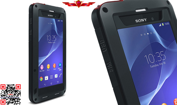 Aluminum Dirtproof/Shockproof/Waterproof Case For Sony Xperia Z2 Multi Color Gift Box Yes