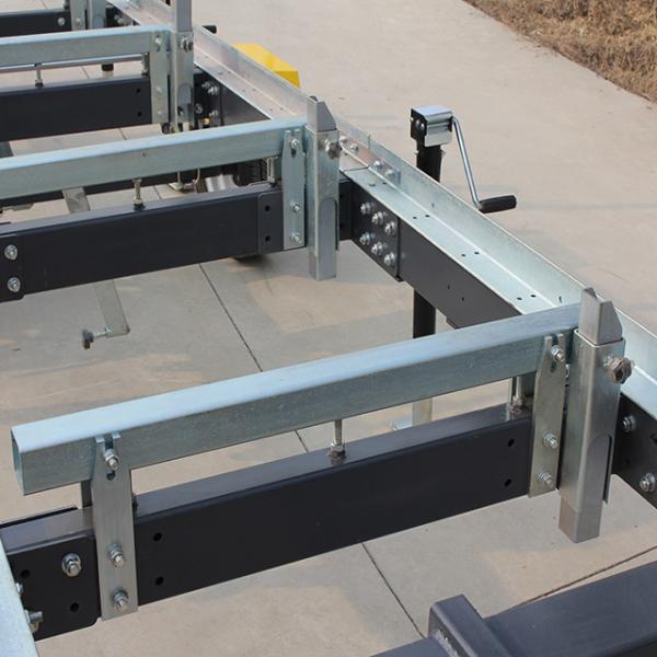 Wood Cutting Machinery Sawmill with Trailer MOQ 1 18HP Manual Gasoline Diesel Petrol