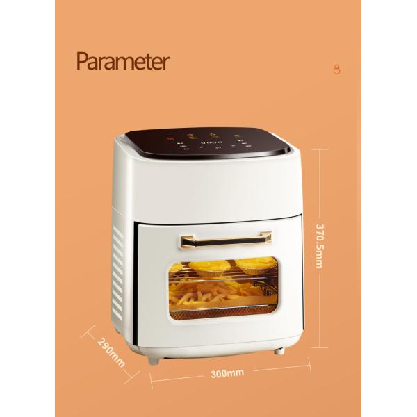 Kitchen Electric Deep Fryer 12L 15L Air Fryer Oven with Digital Control Thermostat