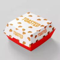 カスタムオーダー オイル耐性バーガーボックス カスタマイズされたパッケージ