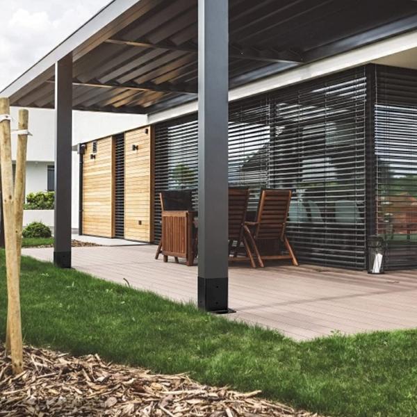 Kit de equipamento revestido com tinta eletroforética Kit de 8 peças Kit para Gazebo Stands Kit de madeira sustentável