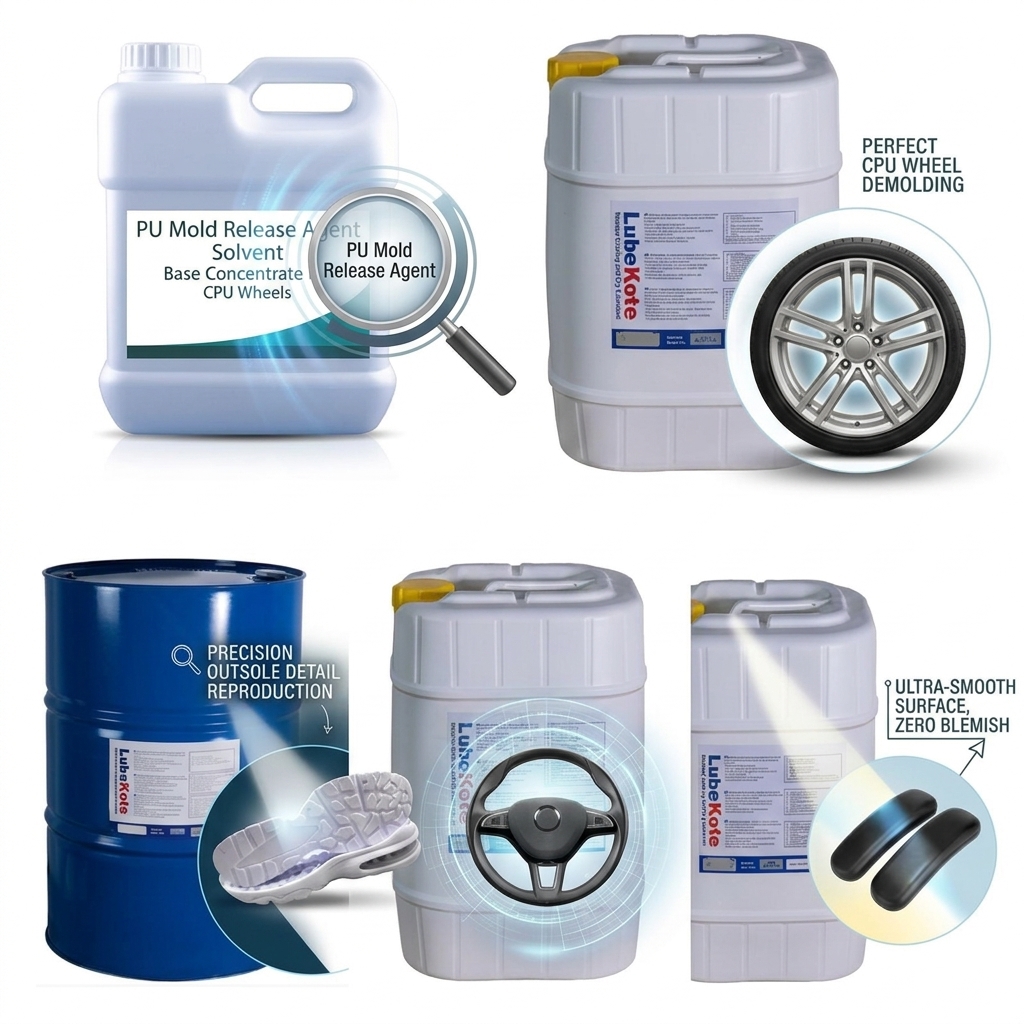 Non-Staining Water-Based PU Mold Release Agent Automotive Car Seat Foam Demolding