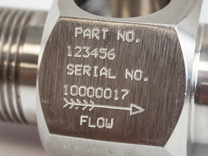 Metal Mark Dot Pin Dot Peen Electric Marking Machine 80x40mm Marking Area