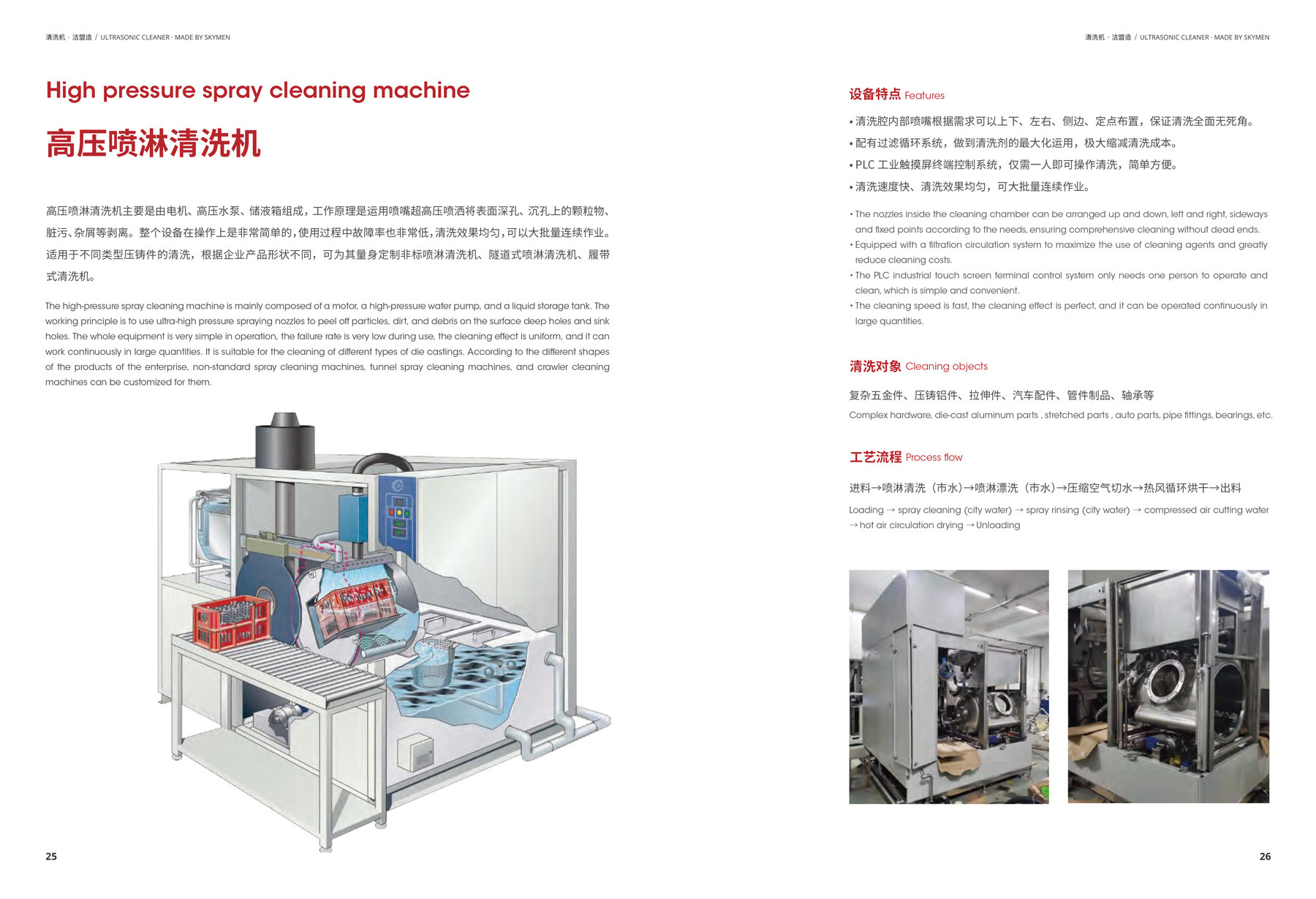 540L Industrial Automatic Ultrasonic Cleaner With Temperature Range 20-80℃