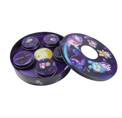 latas do presente de 0.25mm as grandes gravaram cookies Tin Can do Natal