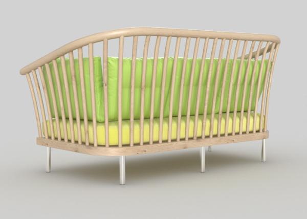 High Back Rope Waterproof Fabric Corner Sofa Garden Furniture