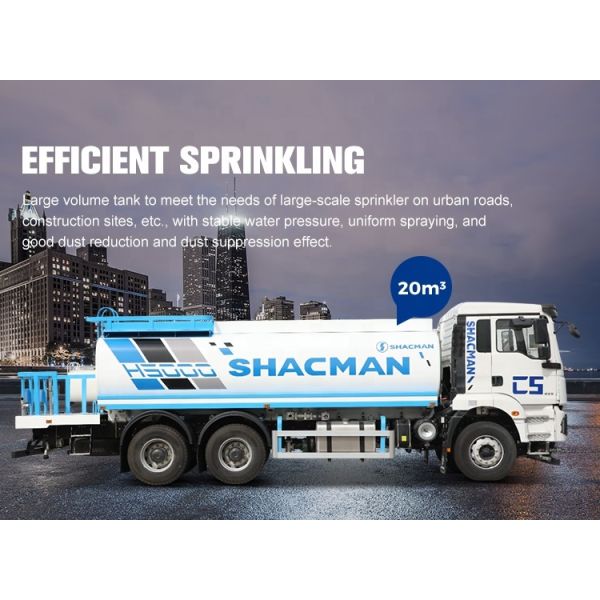 6x4 Large Green Sprinkler Truck Multi Functional Diesel Dust Suppression Road Watering Truck