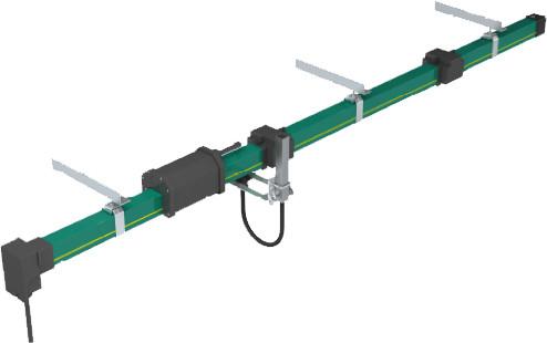PVC Multiple Conductor Rails , Insulated Conductor Bus Bar