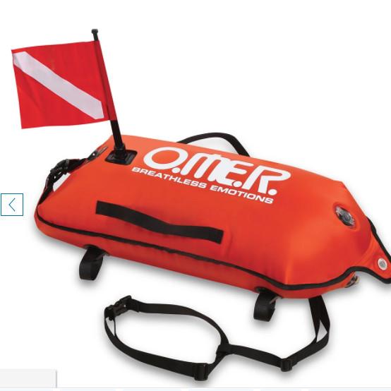 Custom 50*40*35m Open Water Swim Safety Buoy Nylon PVC Material