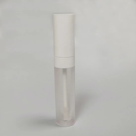 JL-LG105B 7ml Custom Made Lip Gloss Tubes Platic ABS Round Clear