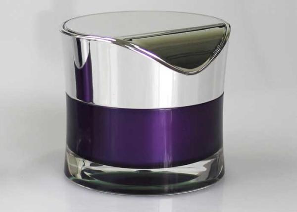 do frasco de creme cosmético de Frost do creme do frasco de 30g 50g o cosmético acrílico plástico desnata o empacotamento para Skincare