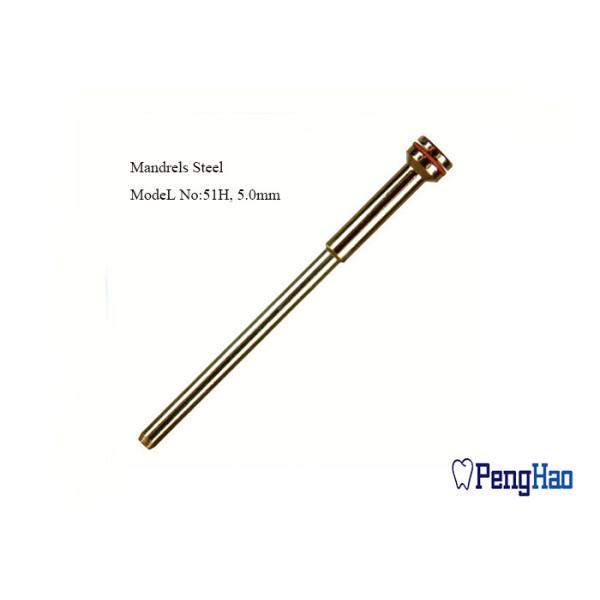 Stainless Steel Reinforced Dental Dowel Pins , Straight HP Mandrels For Disc