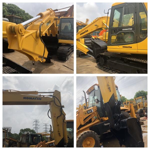 Pelle d'occasion Komatsu PC60 avec lame de poussée, pelle, déport nul