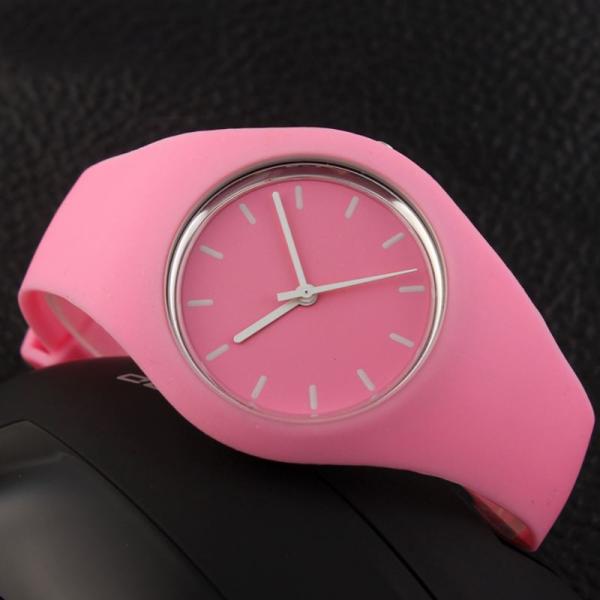 Digital Watch Silicone Rubber Band Silicone Rubber Watch Jelly Color Couple Watch