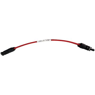 Linha elétrica PV1-F 1x4mm2 da C.C., OD: cablagens automotivos customizáveis impermeáveis do conector 5,2 duplo