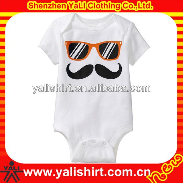 custom top quality Humor Graphic printed baby bodysuit