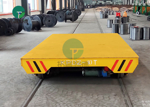 Customized Electric Flat Platform Low Voltage Railway Power Inter Bay Industrial Transfer Cars