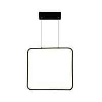 Modern Minimalist square Chandelier Frame LED Aluminum Pendant Lights