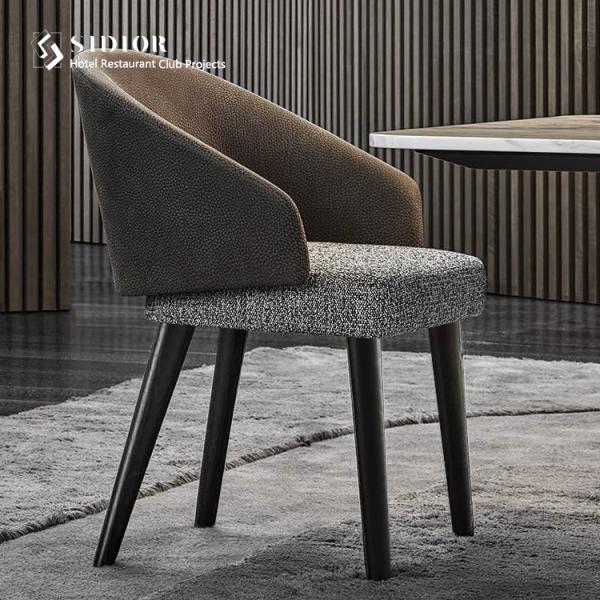 Top Sell Dinning Chair, Hotel & Restaurant Dinning Chair, Canteen Chair, Hight Density Foam, PU Leather Upholstery