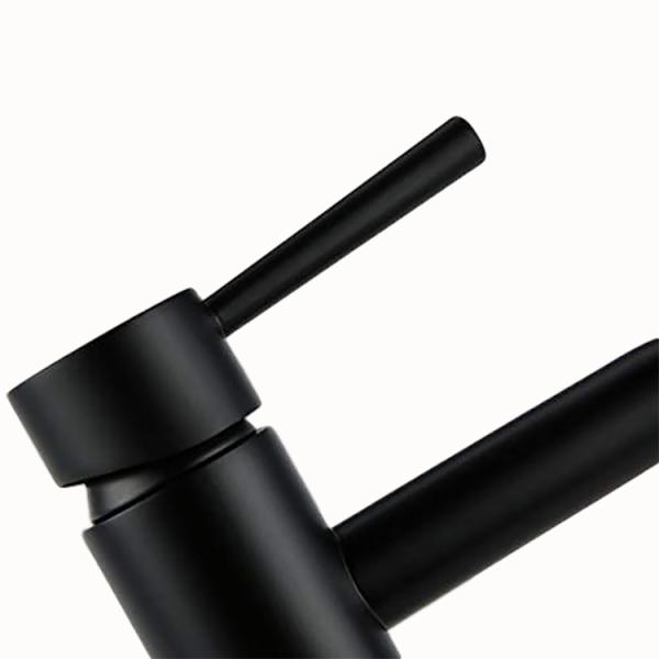 Краны таза мытья холодной воды одиночного смесителя таза ручки отверстия одиночного горячие