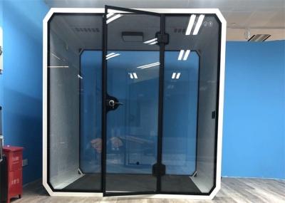 Large Size Glass Acoustic Office Pods 4 Person Meeting Pod