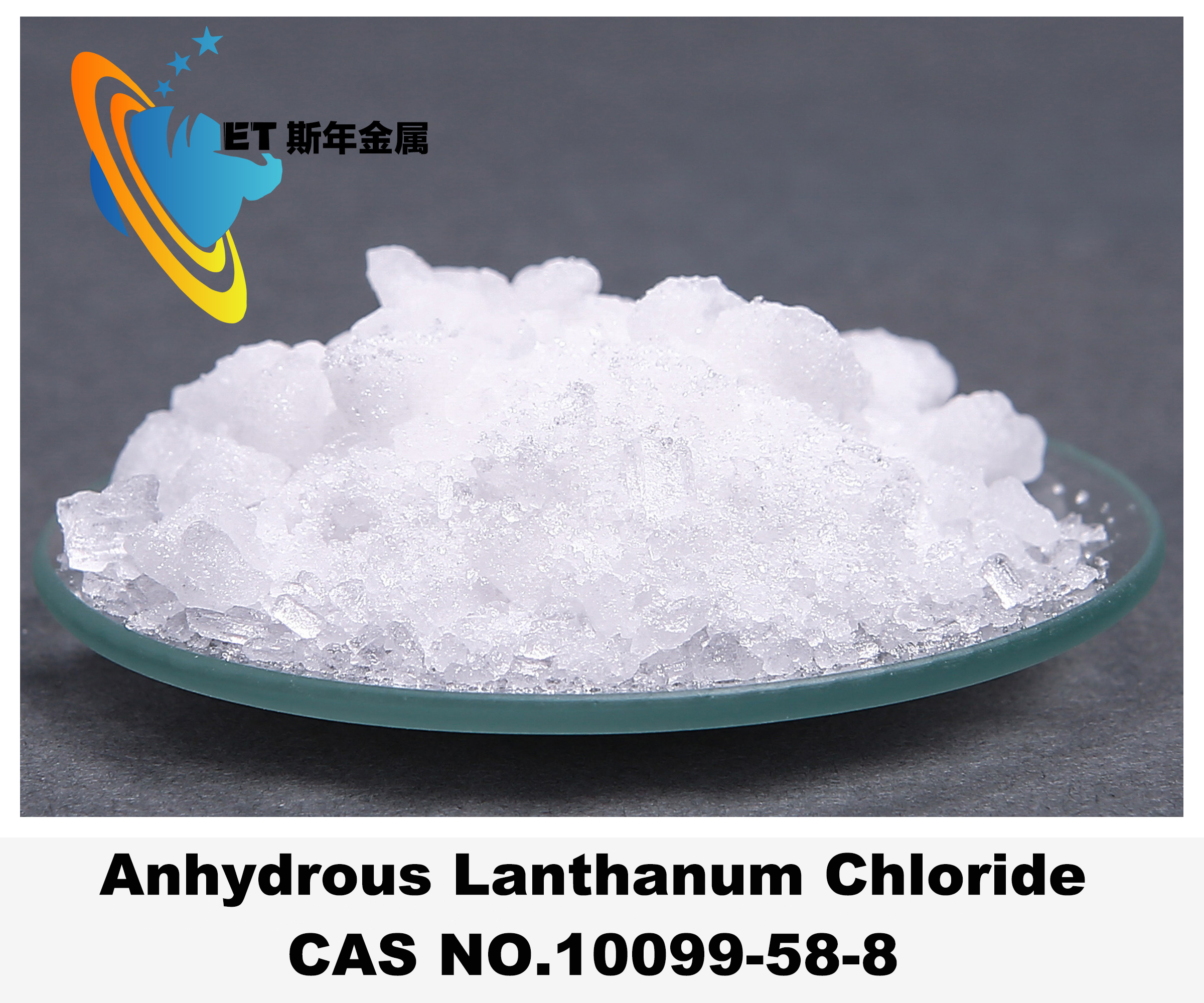 17272-45-6 99.999% Lanthanum Chloride Hydrate LaCl3•6H2O White Crystals