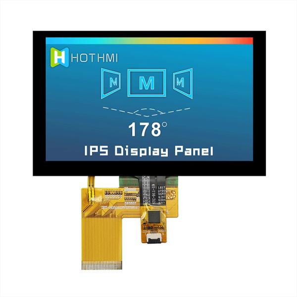 5 экран касания модуля температуры TFT LCD монитора дюйма 800X480 Pcap широкий
