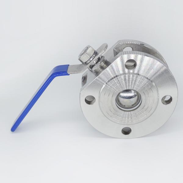 PN1.0-32.0MPa Italian Type 304 Stainless Steel Ultra-Thin Flange Ball Valve for Industrial