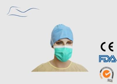 Blue Disposable Medical Face Shields Water Proof With Ear Loop 17 . 5 * 9 . 5CM