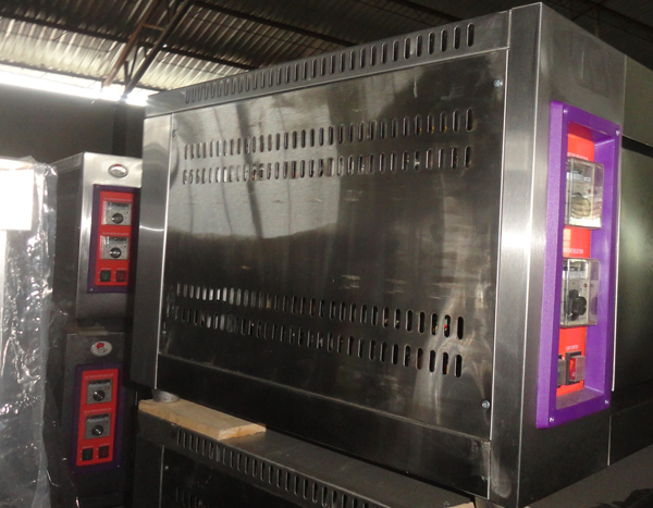 Double Window Commercial Gas Oven Detachable Commercial Bread Baking Ovens