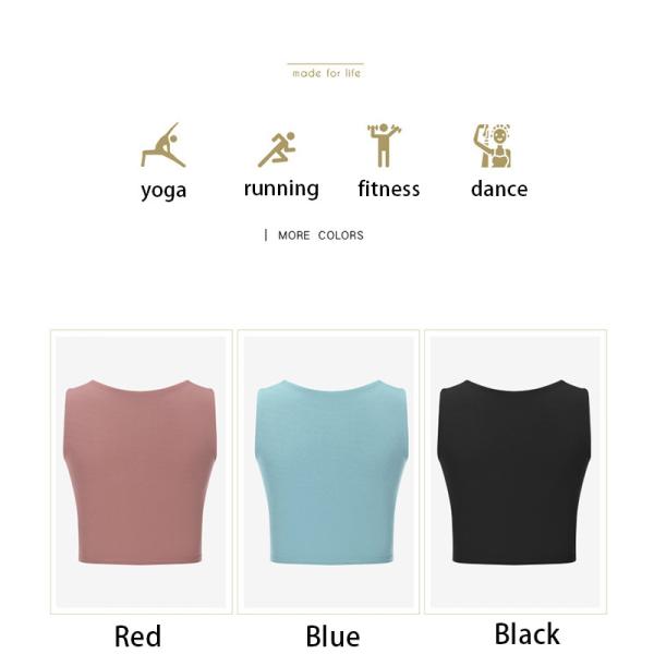 Женщин фитнеса нейлона бюстгальтера спорт пусковой площадки Wicking влаги верхние части танка разминки съемных