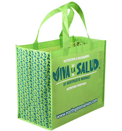 12x12 PP Woven Packaging Bags BOPP Film 7x7 Polypropylene Grocery