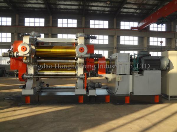 Four Roll PVC Calender Machine CE SGS ISO9001 Certified For Rubber