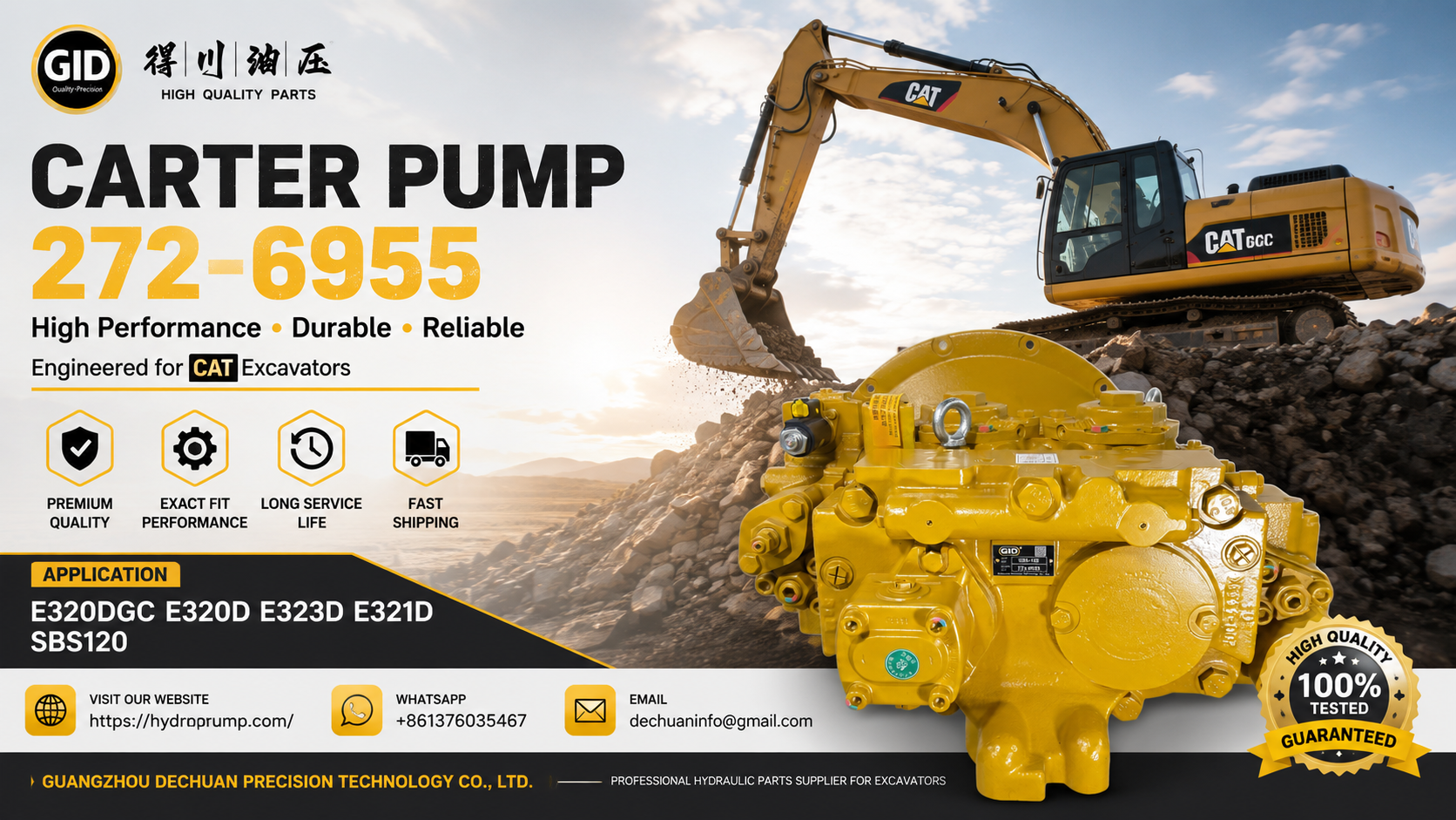 Rexroth A8V0200 Hydraulic Main Pump for E330C L Excavator - High Efficiency, Premium Replacement with 6-Month Warranty