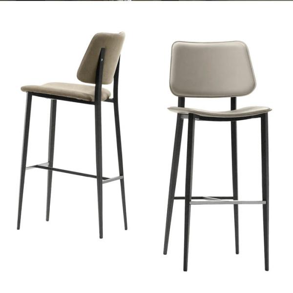 Commercial Joe Bar Modern Bar Chairs With Metal Frame 42.5 H X 17.3 W X 20.5 D