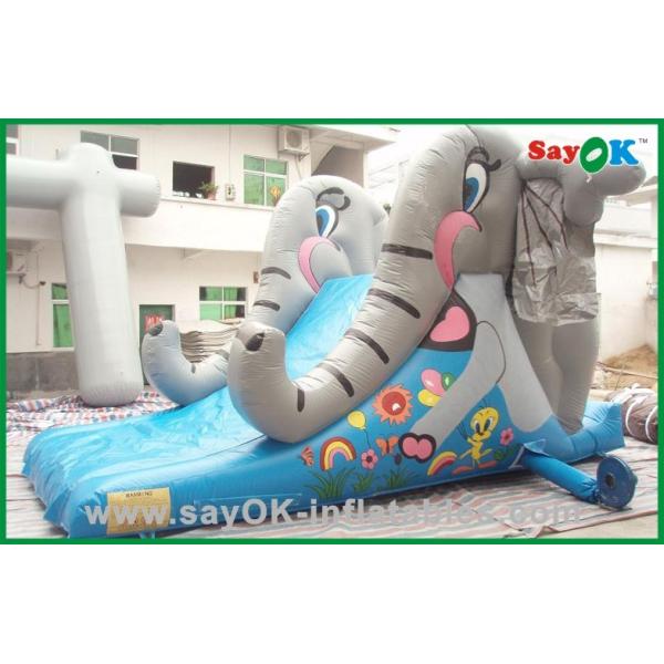 子供動物の巨大で膨脹可能なスライダー/刺激の膨脹可能な警備員のスライダーのための膨脹可能なスライド